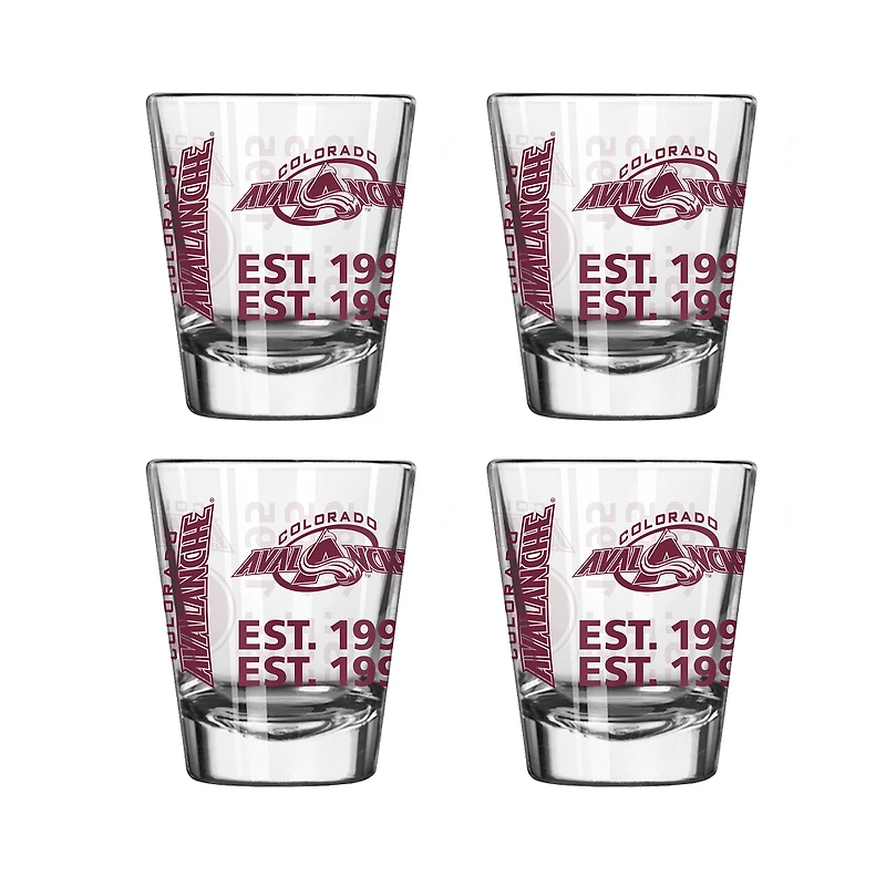 Colorado Avalanche 2oz. Shot Glass Set