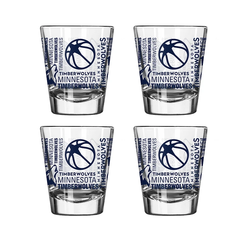 Minnesota Timberwolves 2oz. Shot Glass Set