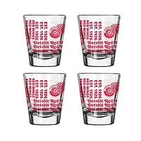 Detroit Red Wings 2oz. Shot Glass Set