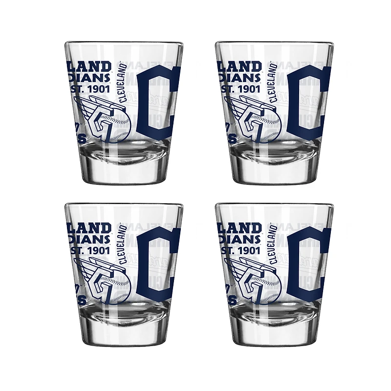 Cleveland Guardians 2oz. Shot Glass Set