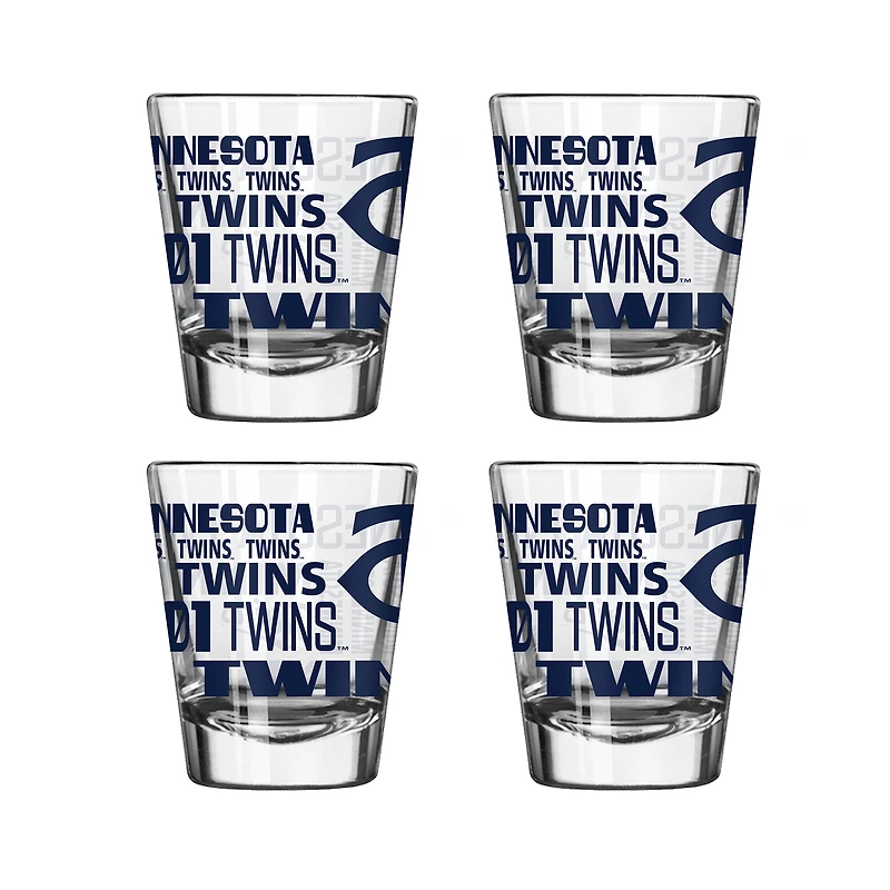 Minnesota Twins 2oz. Shot Glass Set