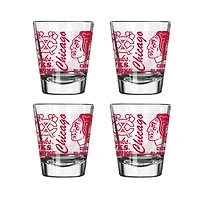 Chicago Blackhawks 2oz. Shot Glass Set