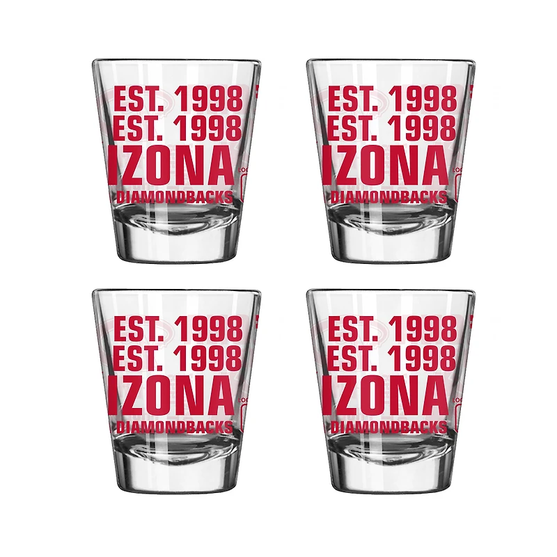 Arizona Diamondbacks 2oz. Shot Glass Set