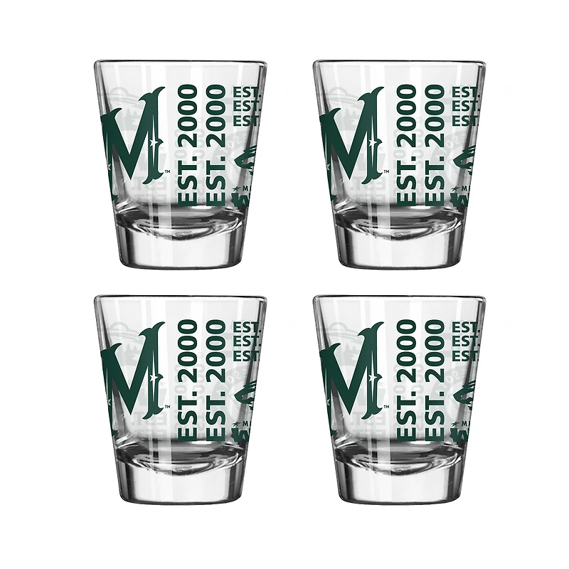 Minnesota Wild 4-Pack 2oz. Shot Glass Set