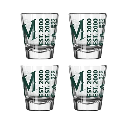 Minnesota Wild 4-Pack 2oz. Shot Glass Set