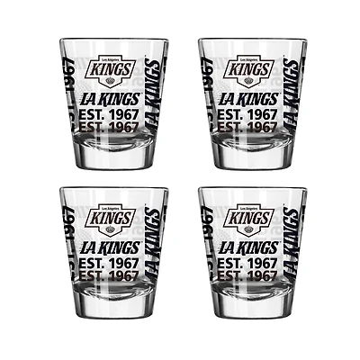 Los Angeles Kings 4-Pack 2oz. Shot Glass Set