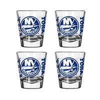 New York Islanders 4-Pack 2oz. Shot Glass Set