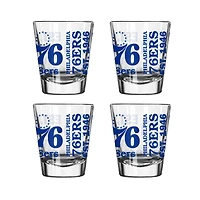 Philadelphia 76ers 4-Pack 2oz. Shot Glass Set