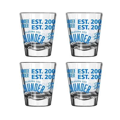 Oklahoma City Thunder 2oz. Shot Glass Set