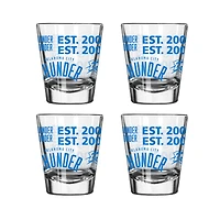 Oklahoma City Thunder 2oz. Shot Glass Set
