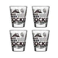 Colorado Rockies 2oz. Shot Glass Set
