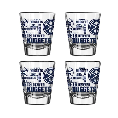 Denver Nuggets 4-Pack 2oz. Shot Glass Set
