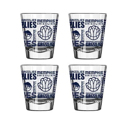 Memphis Grizzlies 2oz. Shot Glass Set