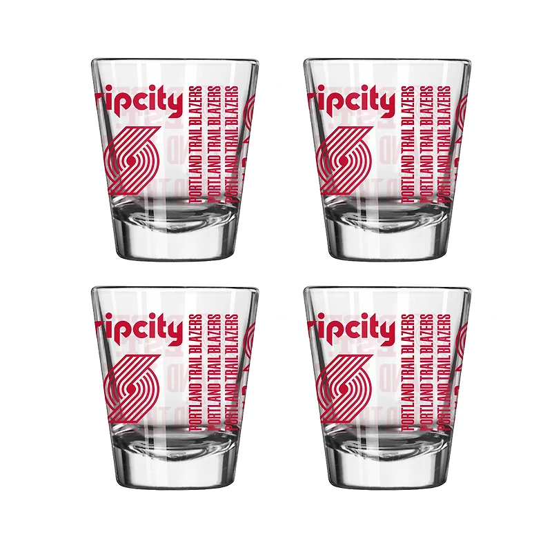 Portland Trail Blazers 2oz. Shot Glass Set
