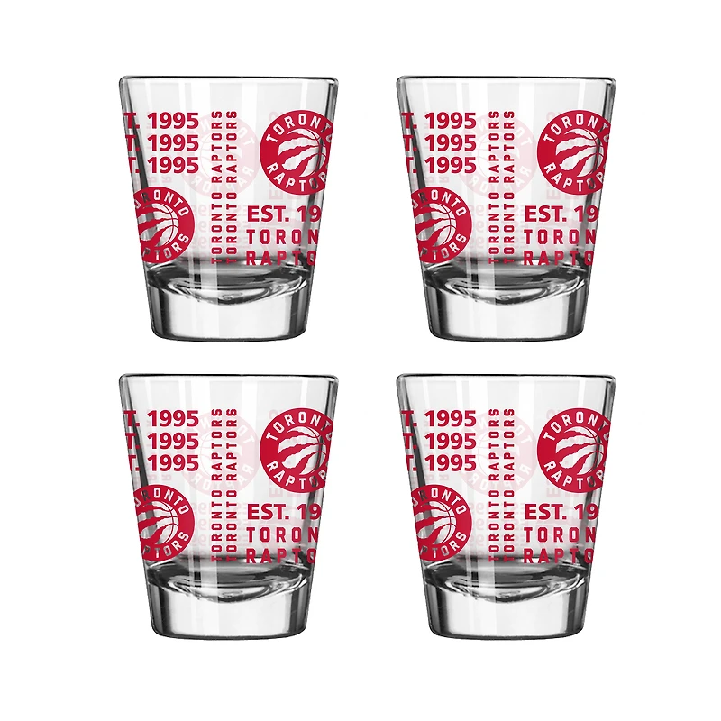 Toronto Raptors 2oz. Shot Glass Set
