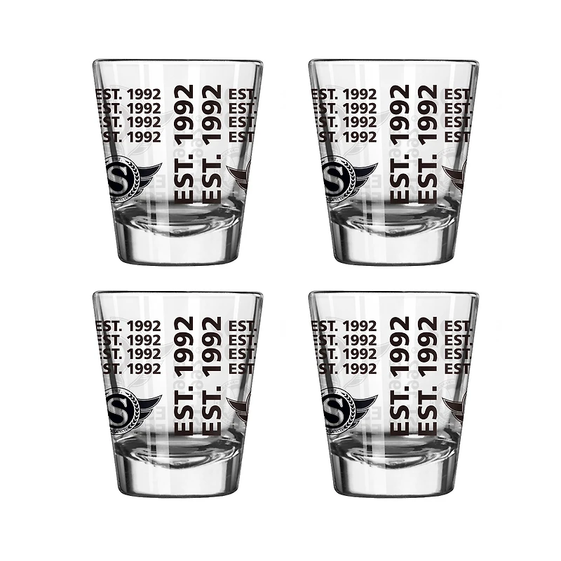 Ottawa Senators 4-Pack 2oz. Shot Glass Set