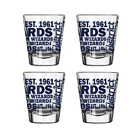 Washington Wizards 4-Pack 2oz. Shot Glass Set