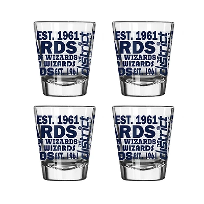 Washington Wizards 4-Pack 2oz. Shot Glass Set