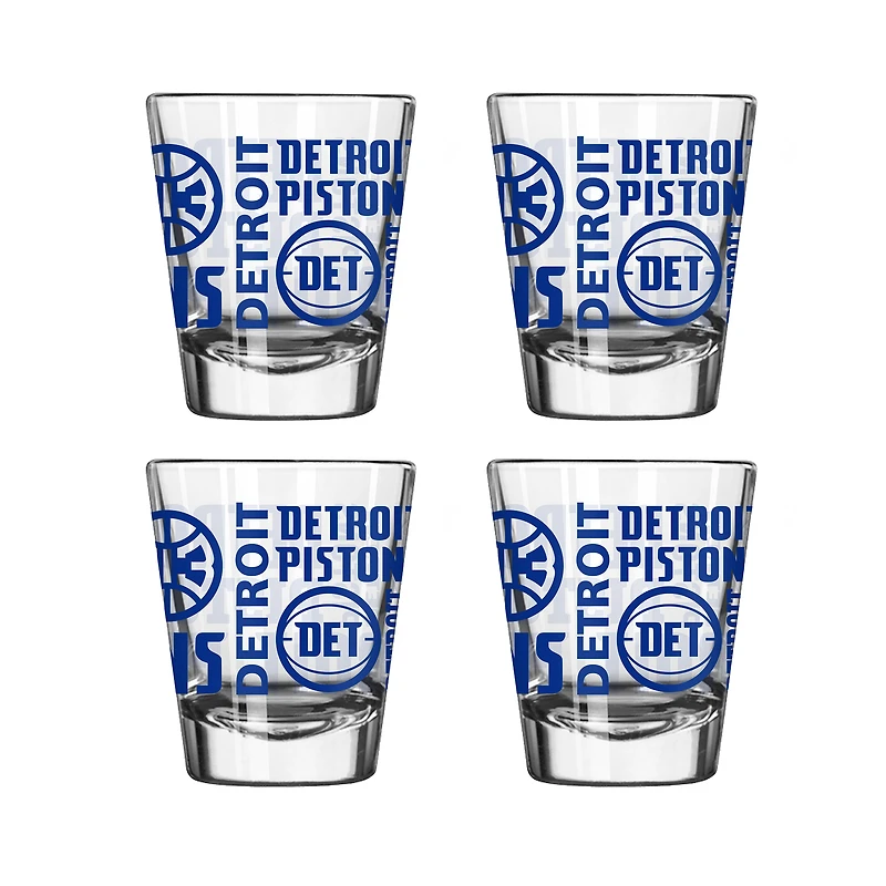 Detroit Pistons 2oz. Shot Glass Set
