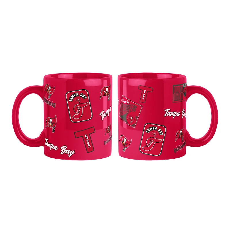 Tampa Bay Buccaneers 2-Pack 15oz. Color Mug Set