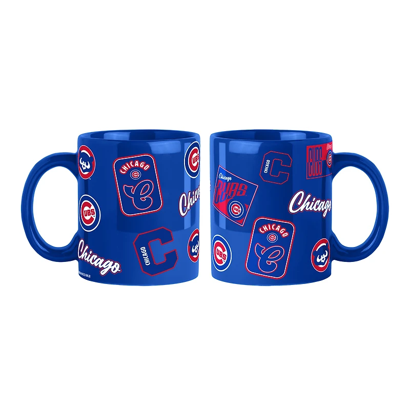 Chicago Cubs 2-Pack 15oz. Color Mug Set