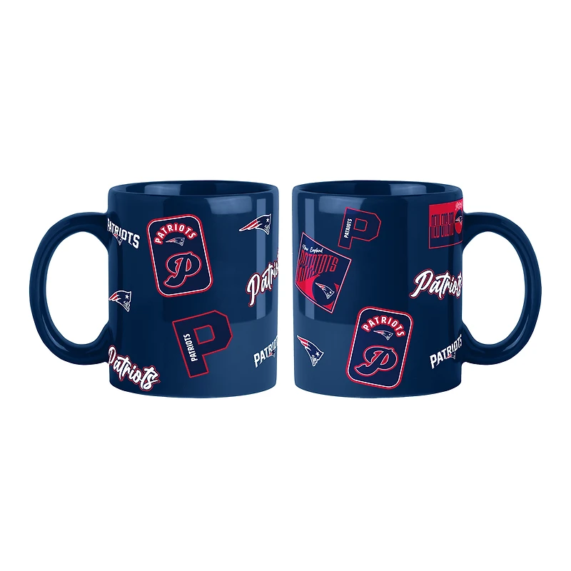 New England Patriots 2-Pack 15oz. Color Mug Set