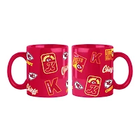 Kansas City Chiefs 2-Pack 15oz. Color Mug Set