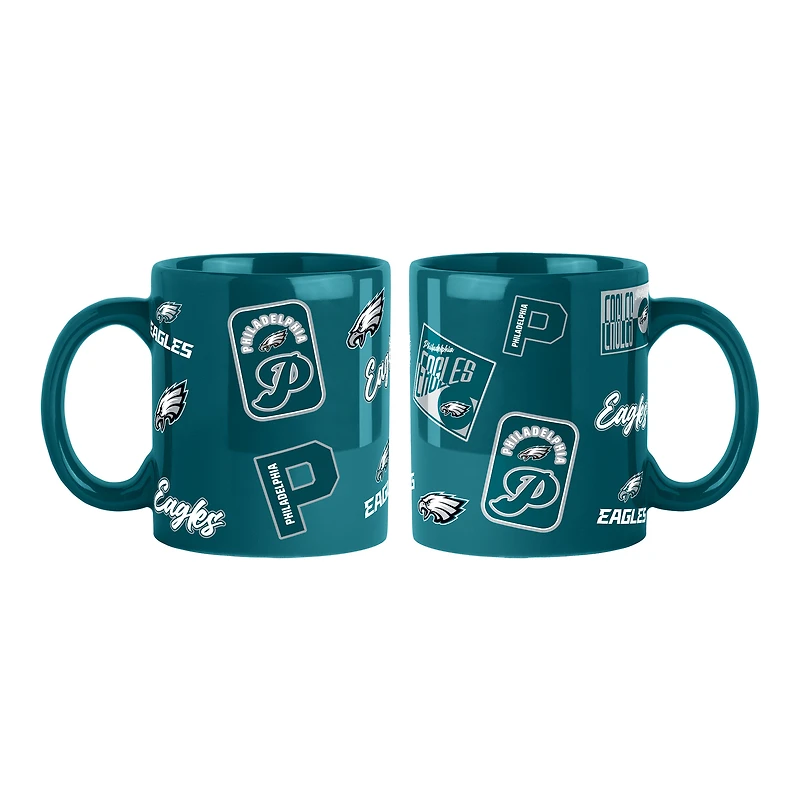 Philadelphia Eagles 2-Pack 15oz. Color Mug Set