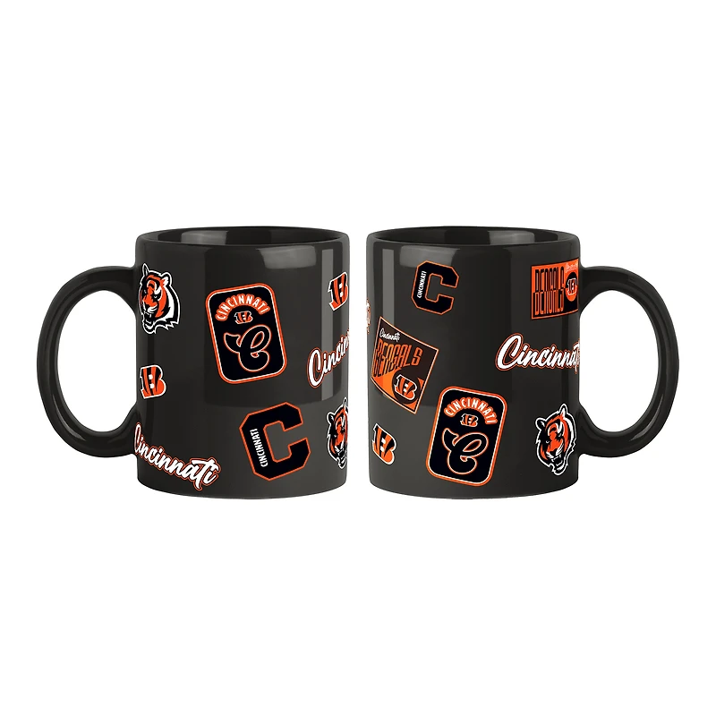 Cincinnati Bengals 2-Pack 15oz. Color Mug Set