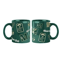 Milwaukee Bucks 2-Pack 15oz. Color Mug Set