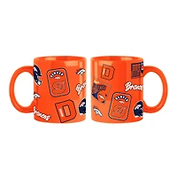 Denver Broncos 2-Pack 15oz. Color Mug Set