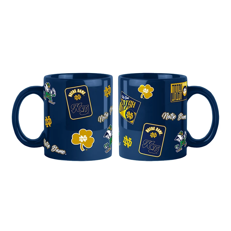 Notre Dame Fighting Irish 2-Pack 15oz. Color Mug Set