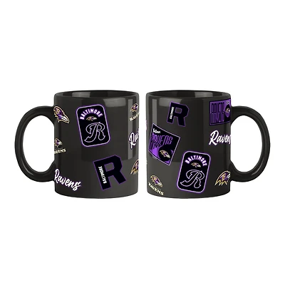 Baltimore Ravens 2-Pack 15oz. Color Mug Set
