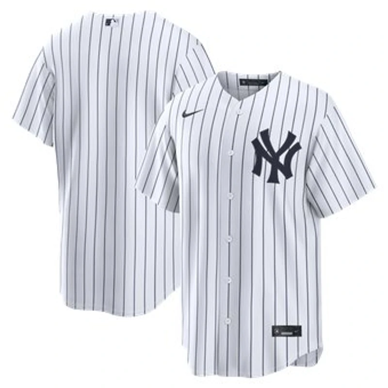 Men's Nike White New York Yankees Home Replica Jersey