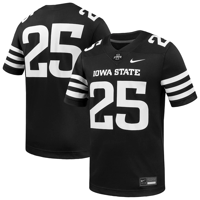 Men's Nike # Black Iowa State Cyclones Untouchable Replica Game Jersey