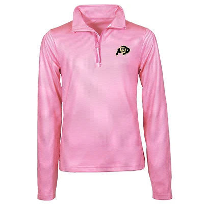 Girls Toddler Garb Pink Colorado Buffaloes Mila Quarter-Zip Pullover