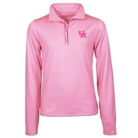 Girls Youth Garb Pink Kentucky Wildcats Mila Quarter-Zip Sweatshirt