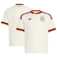 Youth adidas  White Spain National Team 2026 Away Replica Jersey