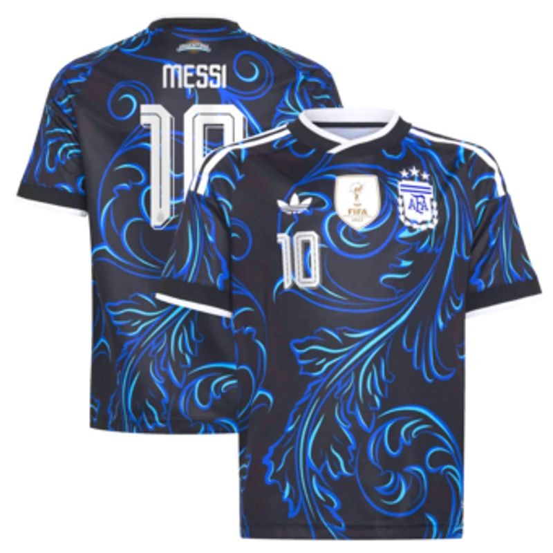 Youth adidas Lionel Messi Black Argentina National Team 2026 Away Replica Jersey
