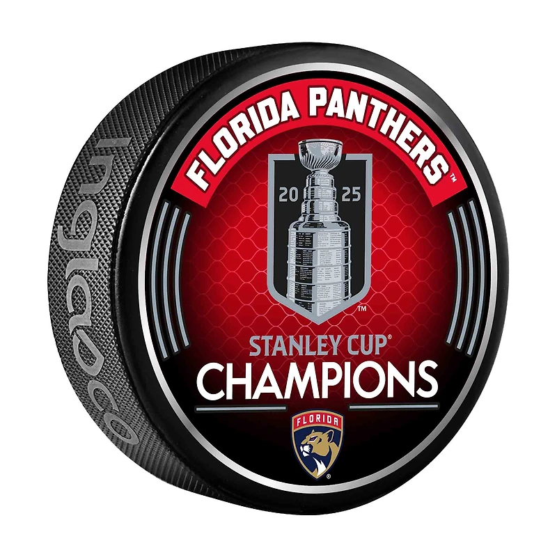 Florida Panthers Inglasco 2025 Stanley Cup Champions Logo Hockey Puck