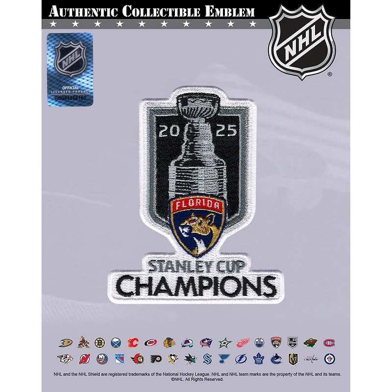 Florida Panthers National Emblem 2025 Stanley Cup Champions Jersey Patch