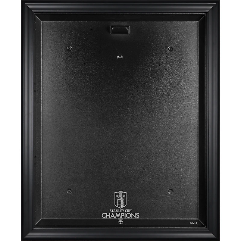 Florida Panthers 2025 Stanley Cup Champions Black Framed Jersey Display Case