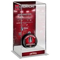Florida Panthers 2025 Stanley Cup Champions Logo Deluxe Tall Hockey Puck Case