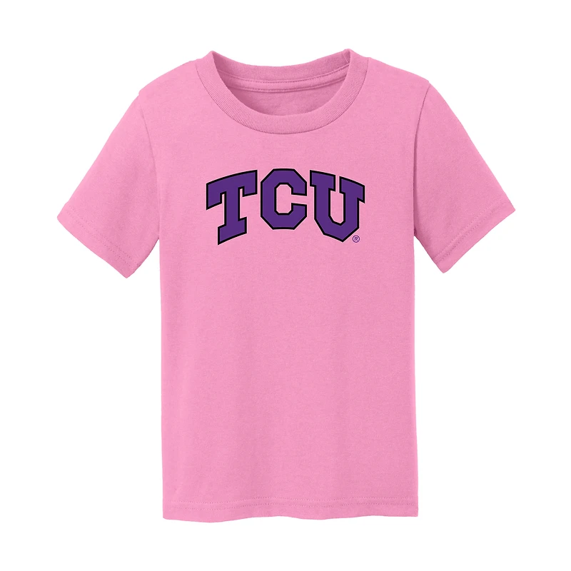 Toddler Chad & Jake Pink TCU Horned Frogs Primary Logo T-Shirt