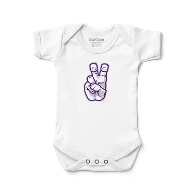 Newborn & Infant Chad Jake TCU Horned Frogs Frog Hand Logo Bodysuit