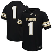 Youth Nike #1 Black Purdue Boilermakers  Untouchable Replica Game Jersey