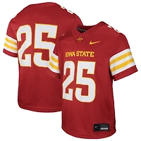Youth Nike #25 Cardinal Iowa State Cyclones Untouchable Replica Game Jersey