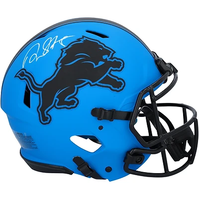 David Montgomery Detroit Lions Autographed Riddell Rave Speed Authentic Helmet
