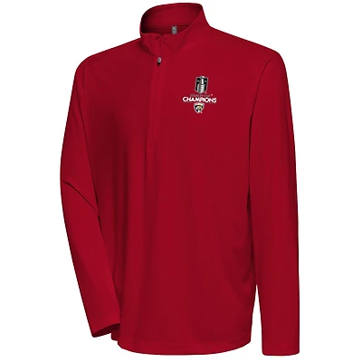 Men's Fanatics Florida Panthers 2025 Stanley Cup Champions Flex Quarter-Zip Pullover