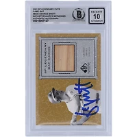 George Brett Kansas City Royals Autographed 2001 Upper Deck SP Legendary Cuts Bat Relic #B-GB Beckett Fanatics Witnessed Authenticated 10 Card